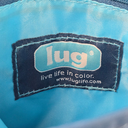 Lug Blue Quilted Crossbody Bag Travel Organizer Purse