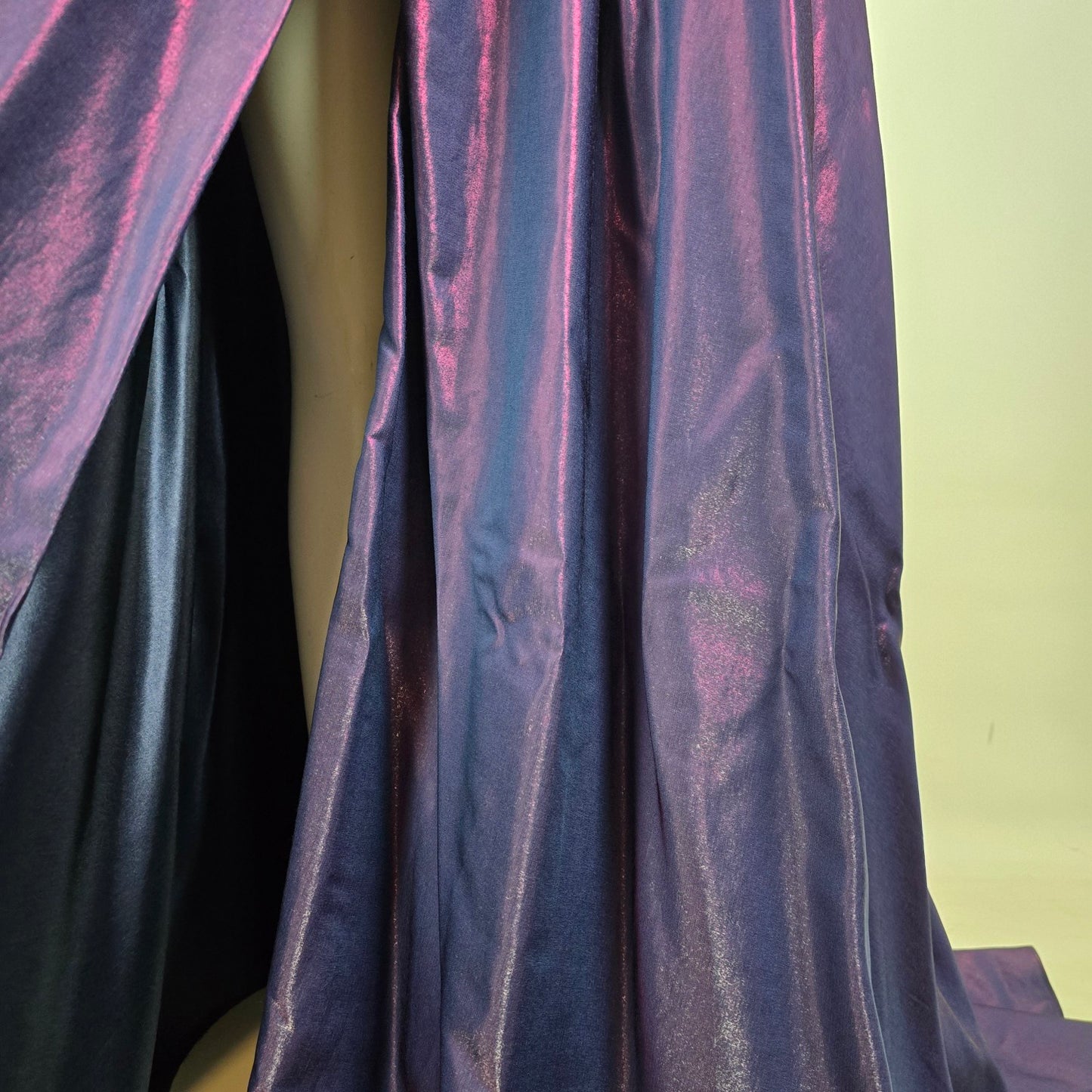 Splash Purple Iridescent Taffeta Formal Prom Gown Dress Size 10
