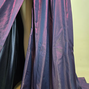 Splash Purple Iridescent Taffeta Formal Prom Gown Dress Size 10