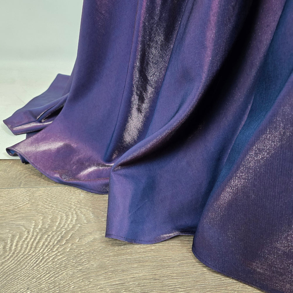 Splash Purple Iridescent Taffeta Formal Prom Gown Dress Size 10