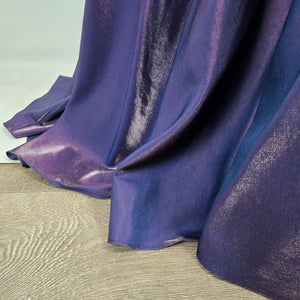 Splash Purple Iridescent Taffeta Formal Prom Gown Dress Size 10