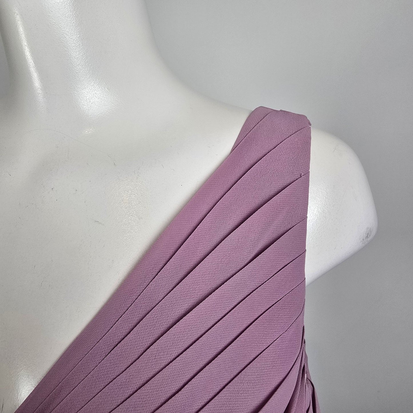 JJ’s House Mauve Purple Chiffon Bridesmaid Formal Maxi Dress L/XL