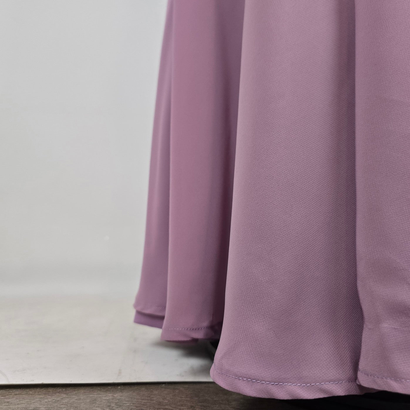 JJ’s House Mauve Purple Chiffon Bridesmaid Formal Maxi Dress L/XL