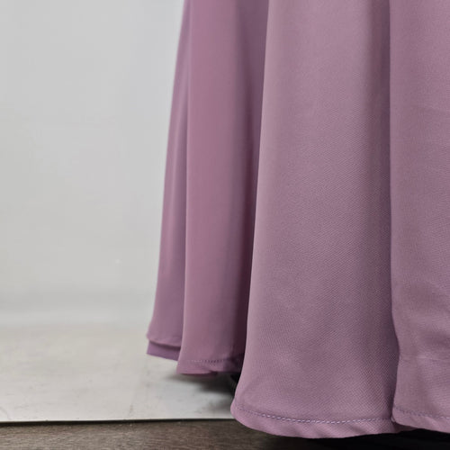 JJ’s House Mauve Purple Chiffon Bridesmaid Formal Maxi Dress L/XL