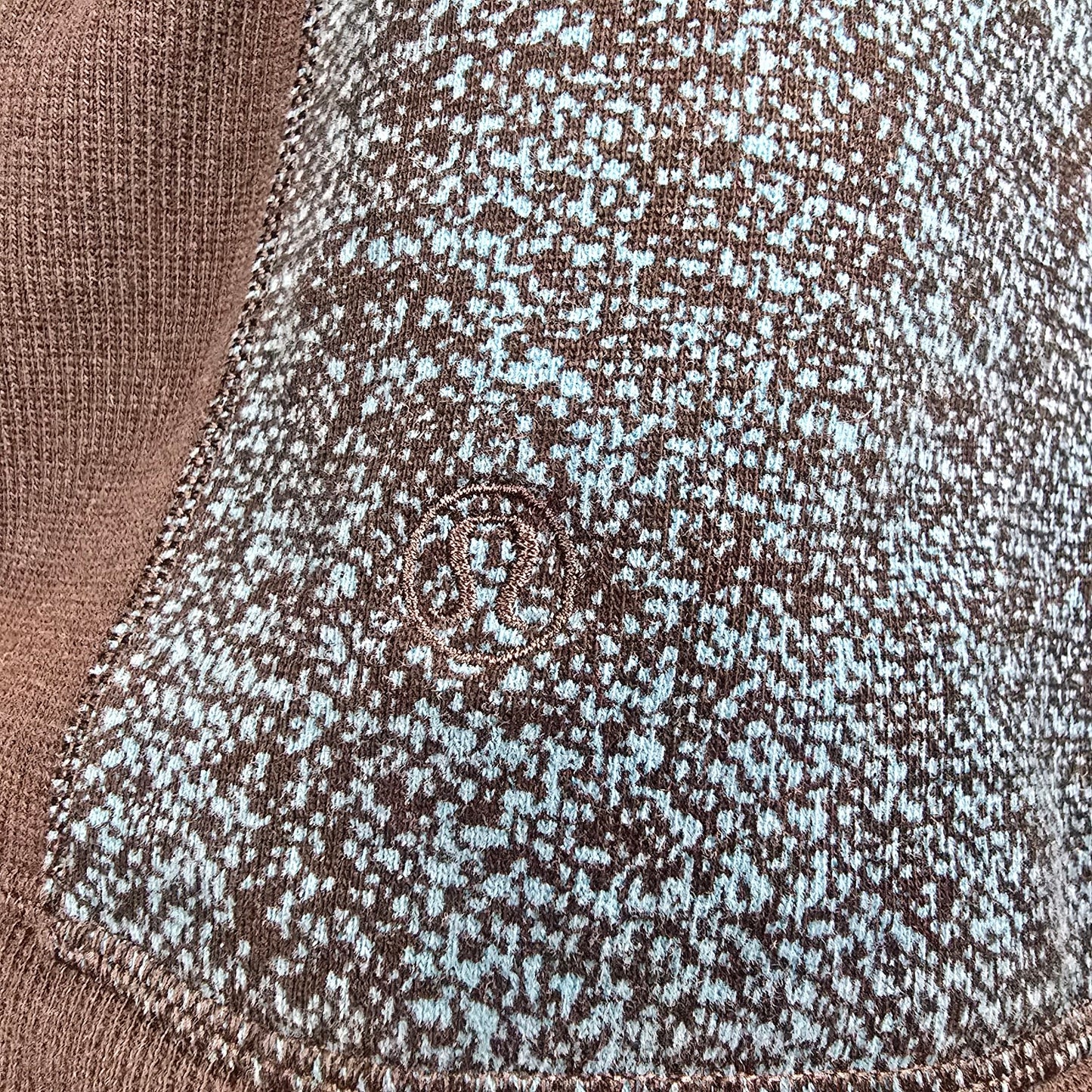 Lululemon Best Coast Hoodie Trek Texture Blue Black Full Zip Size XL