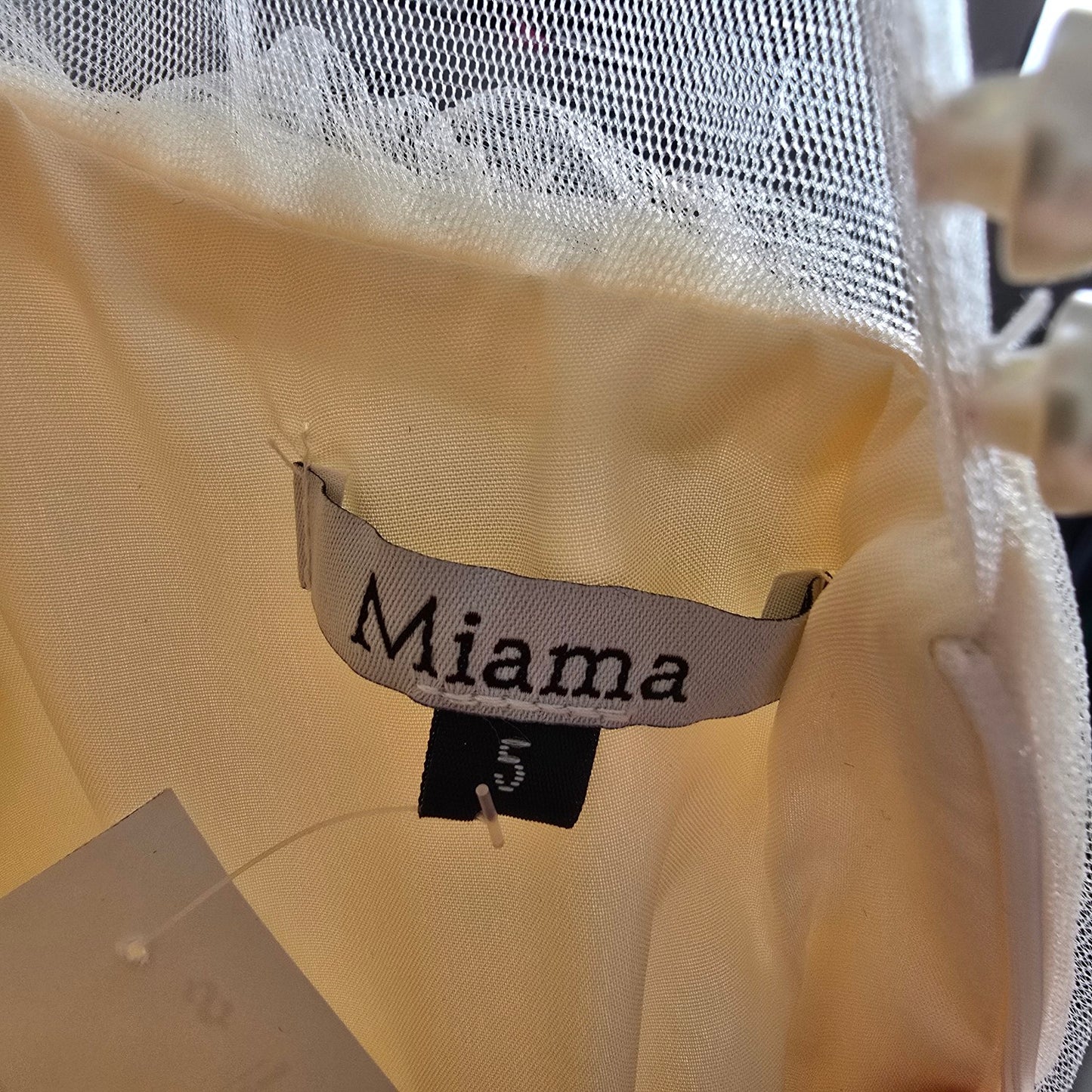 Miama Ivory Lace & Tulle Flower Girls Dress Size 5 Special Occasion