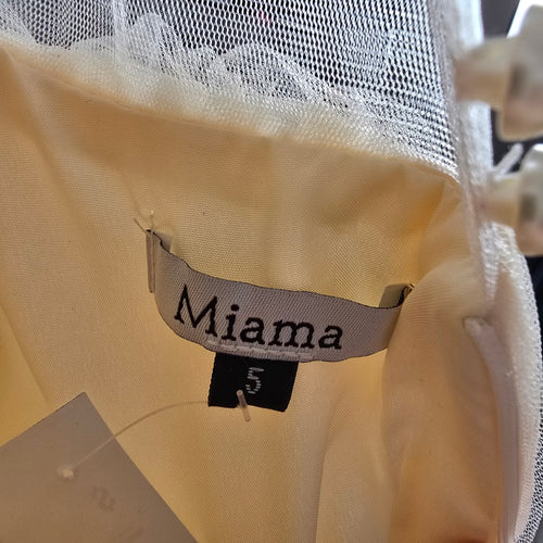 Miama Ivory Lace & Tulle Flower Girls Dress Size 5 Special Occasion