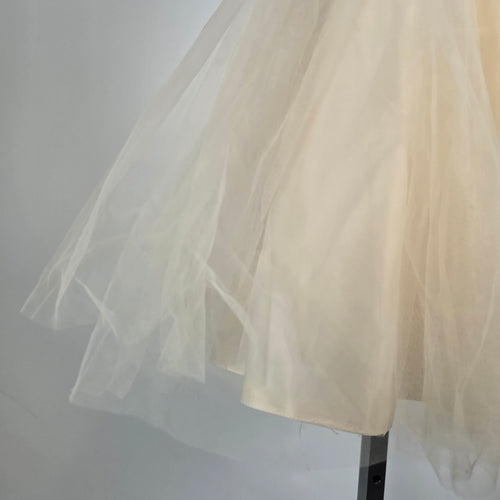 Miama Ivory Lace & Tulle Flower Girls Dress Size 5 Special Occasion