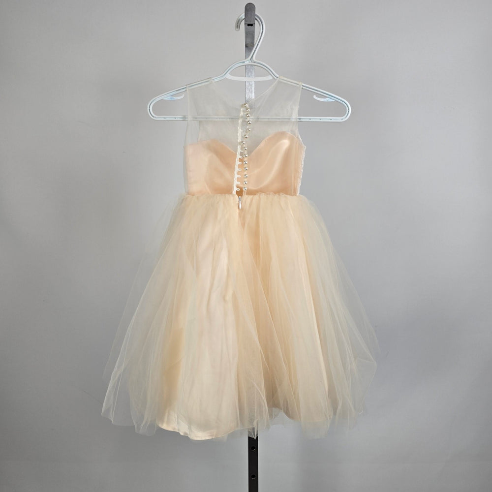 Miama Ivory Lace & Tulle Flower Girls Dress Size 5 Special Occasion