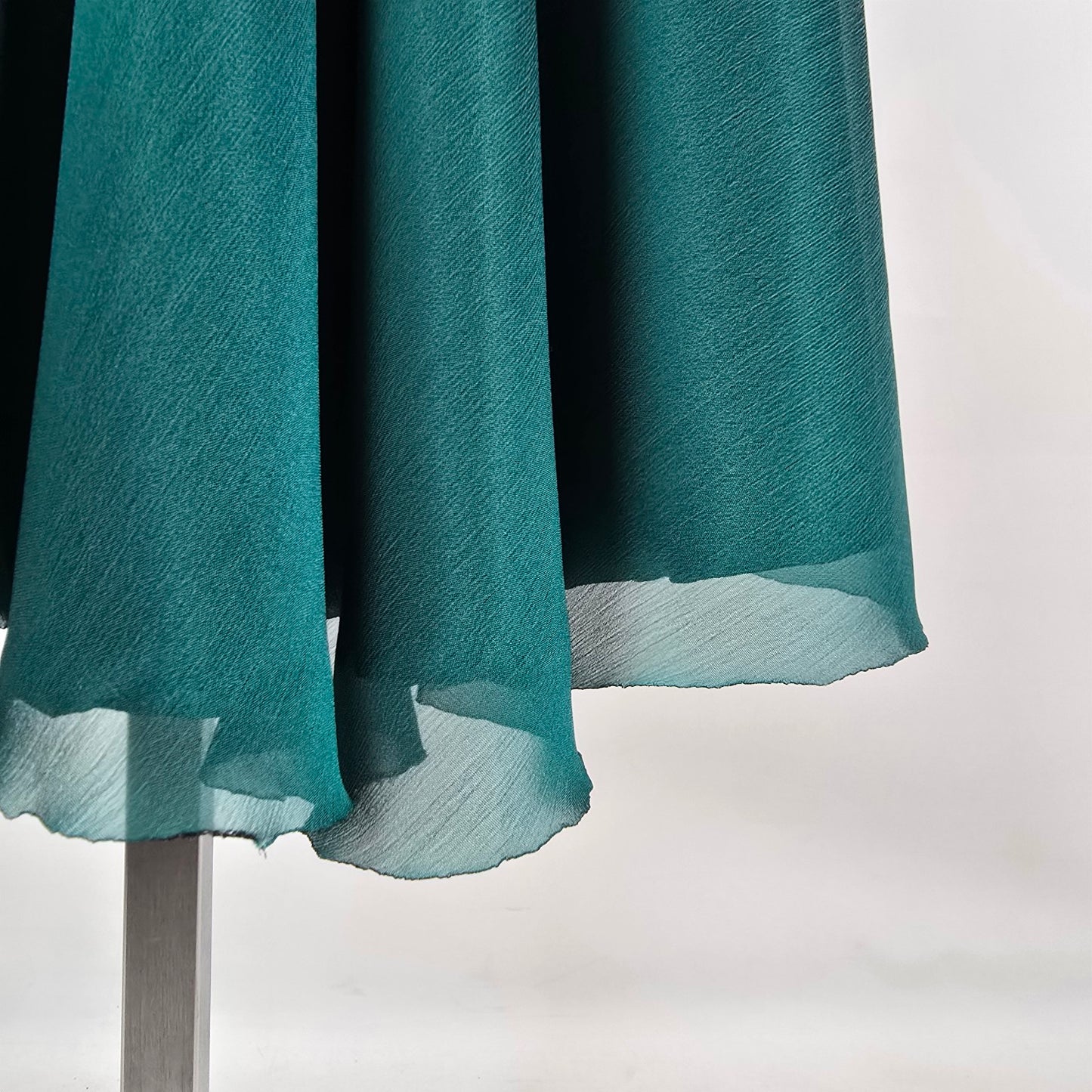 Vintage Teal Strapless Cocktail Event Dress With Oversized Bow Detail Size XS