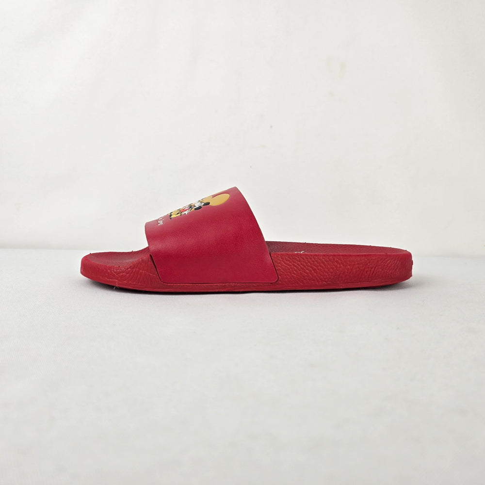 Coach x Disney Walt Disney World Red Slide Sandals Mickey Minnie Size 9