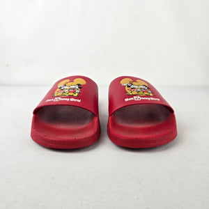 Coach x Disney Walt Disney World Red Slide Sandals Mickey Minnie Size 9