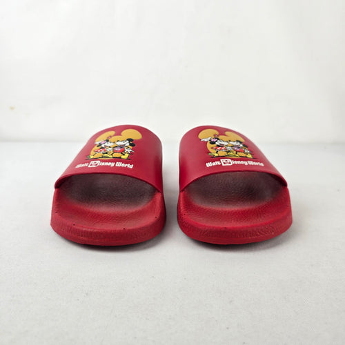 Coach x Disney Walt Disney World Red Slide Sandals Mickey Minnie Size 9