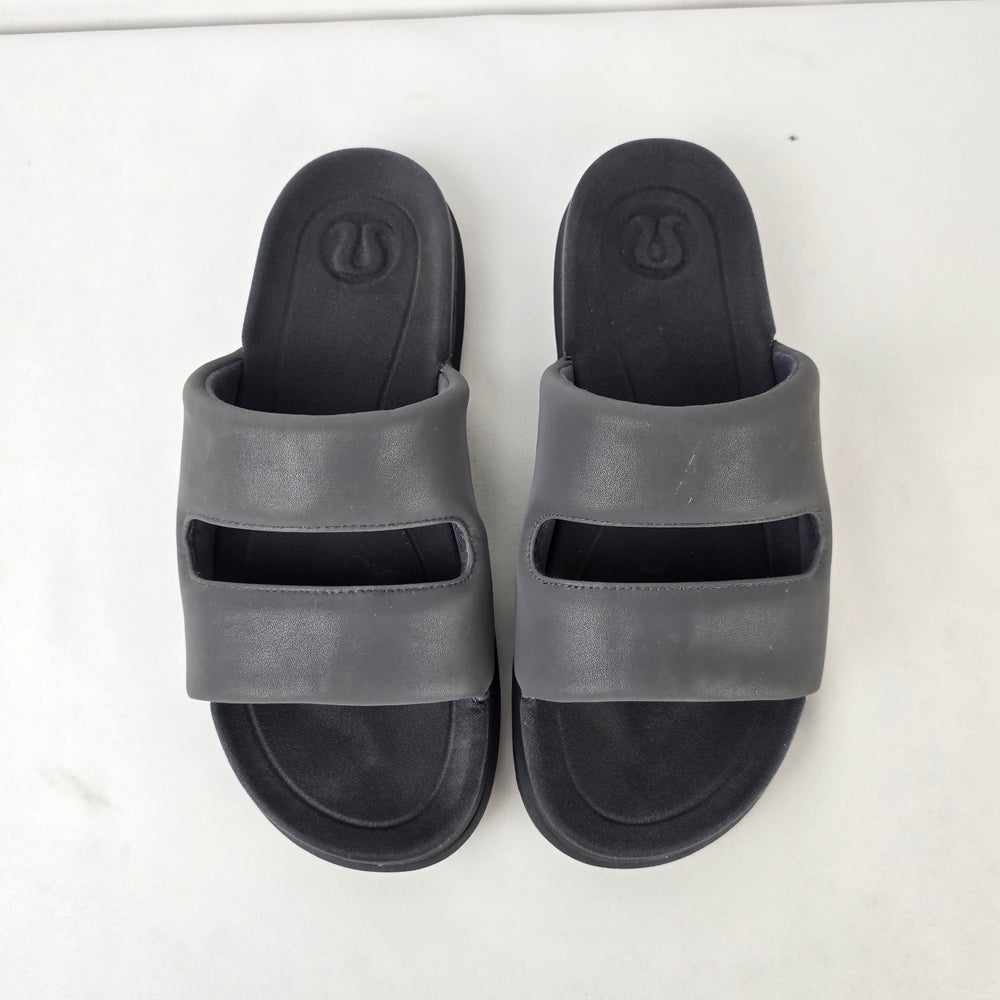 Lululemon Restfeel Sandal Graphite Grey Slides Women’s Size 9