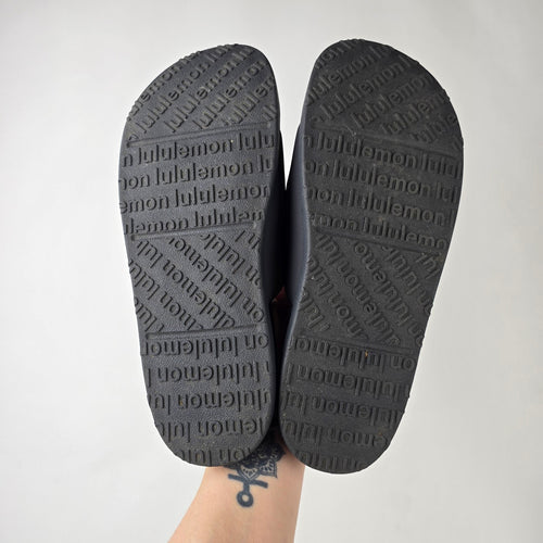Lululemon Restfeel Sandal Graphite Grey Slides Women’s Size 9