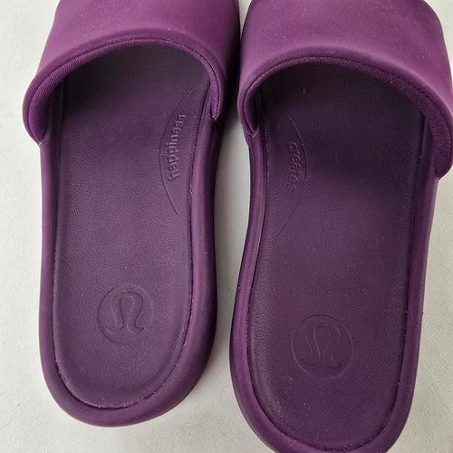 Lululemon Restfeel Slide Sandals Purple Women’s Size 9