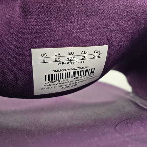 Lululemon Restfeel Slide Sandals Purple Women’s Size 9