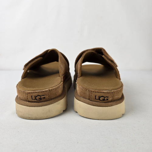 UGG Women’s Suede Slide Sandals Chestnut Brown Size 8