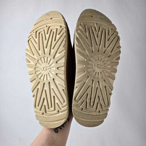 UGG Women’s Suede Slide Sandals Chestnut Brown Size 8