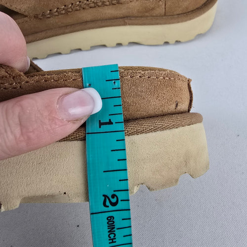 UGG Women’s Suede Slide Sandals Chestnut Brown Size 8