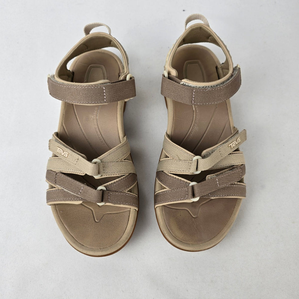 Teva Women’s Beige Sport Sandals Strappy Outdoor Hiking Size 7.5