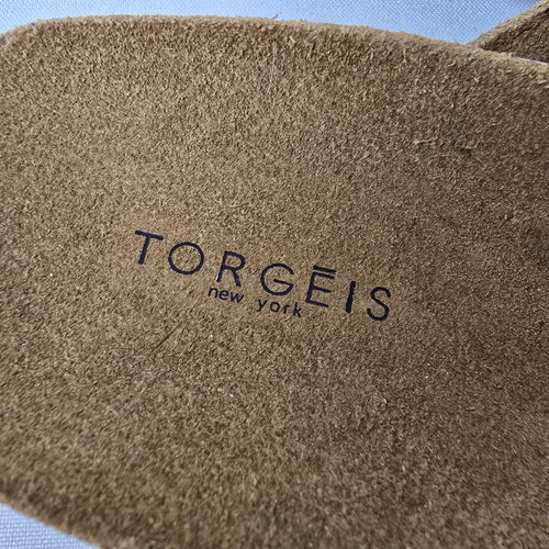 Torgeis Beaded Tassel Thong Sandals Cork Footbed Size 8