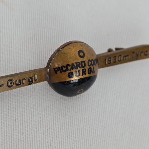 Vintage K. Pichl Innsbruck Ober-Gurgl Tyrol Ski Brooch – Piccard Coupe Pin