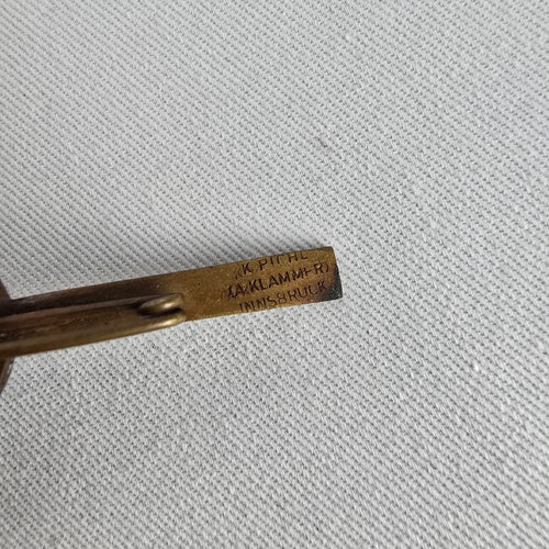 Vintage K. Pichl Innsbruck Ober-Gurgl Tyrol Ski Brooch – Piccard Coupe Pin