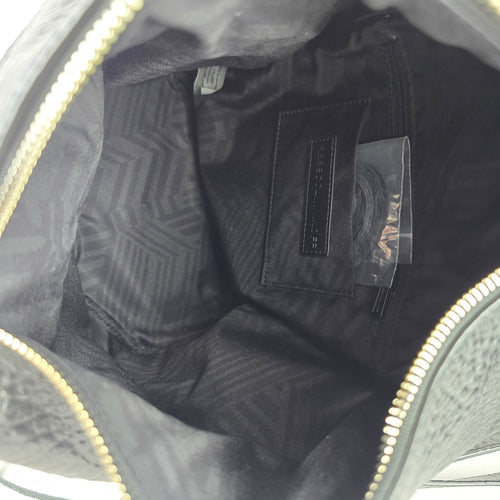 Rebecca Minkoff Black Pebbled Leather Backpack