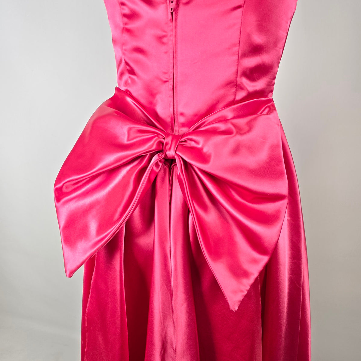 hot pink 80s dress Vintage Satin Fit & Flare Formal Size S – DYL Fashions Size:2 Toddler Tea Length Prom Dresses But if you lived Easter Sale 2023