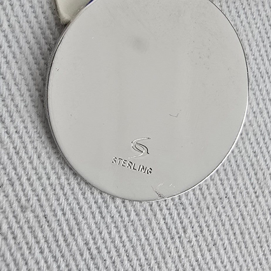 Vintage Sterling Silver Happy Anniversary Pendant Charm