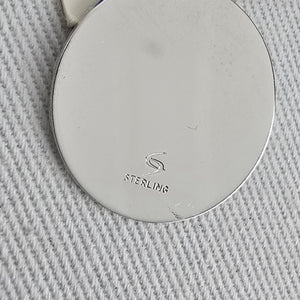 Vintage Sterling Silver Happy Anniversary Pendant Charm