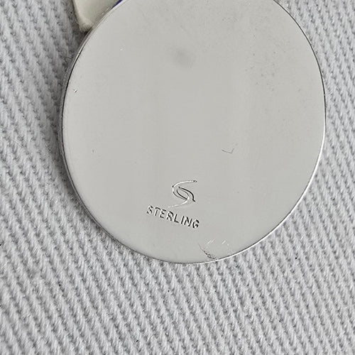 Vintage Sterling Silver Happy Anniversary Pendant Charm