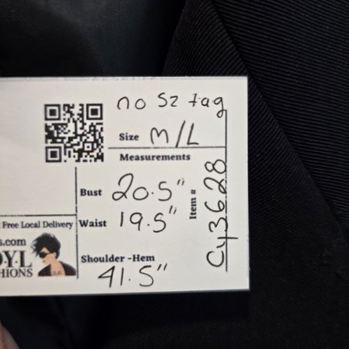 Vintage D’Allaird Navy Wool Blend Dress Coat Size M/L