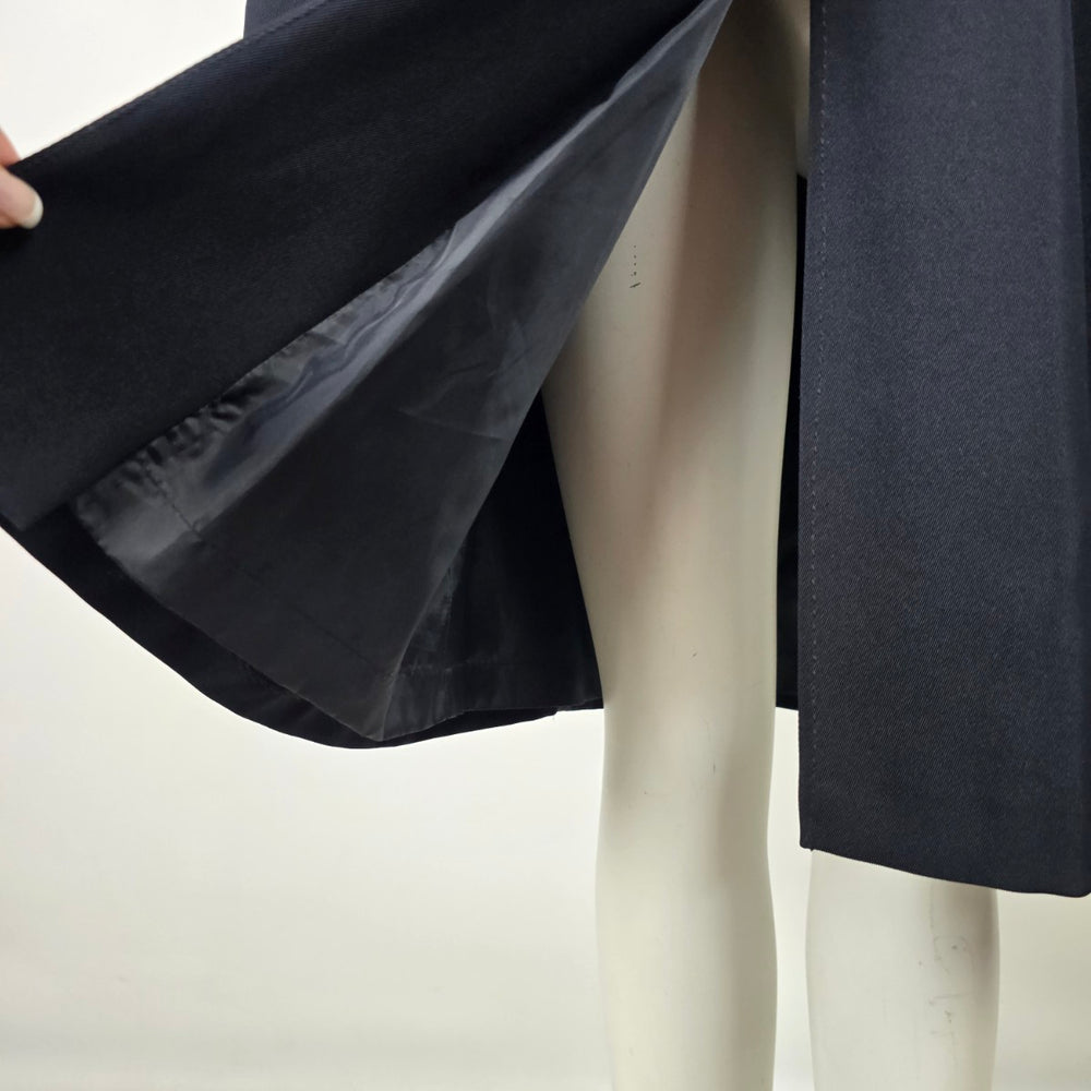 Vintage D’Allaird Navy Wool Blend Dress Coat Size M/L