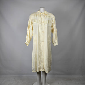 Vintage Elements Cream Long Light Jacket 7/8