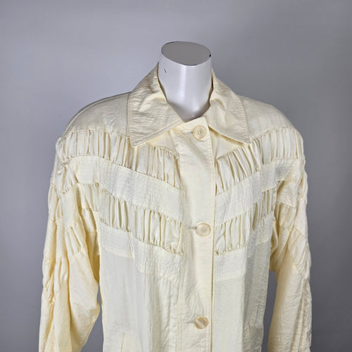 Vintage Elements Cream Long Light Jacket 7/8