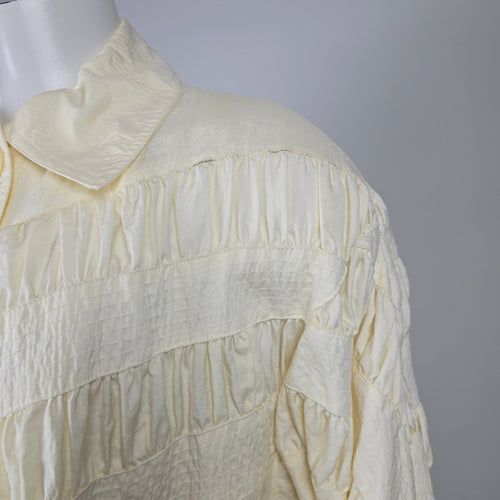 Vintage Elements Cream Long Light Jacket 7/8