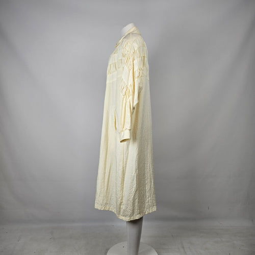 Vintage Elements Cream Long Light Jacket 7/8