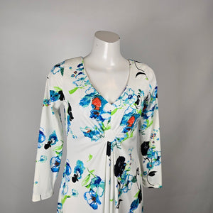 Vintage 70s Dress Forum Original Floral Maxi Dress
