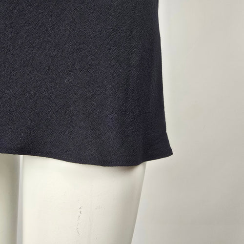Planet Black Ruffle Tie Front Sleeveless Top Size 12