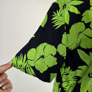 Vintage On The Verge Tropical Floral Button-Up Shirt