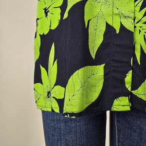 Vintage On The Verge Tropical Floral Button-Up Shirt