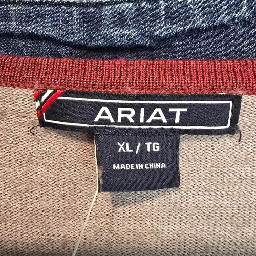 Ariat Merino Wool Blend Colourblock Sweater XL