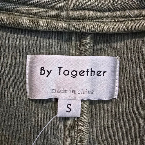 By Together Green Cotton Quilted Zip Jacket Size S