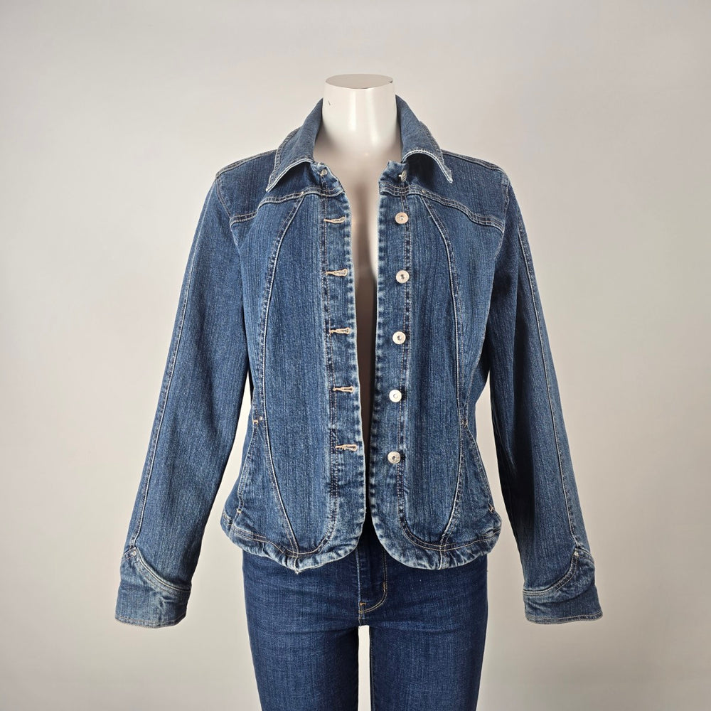 Vintage A.M.I. Denim Button Front Jacket Size L