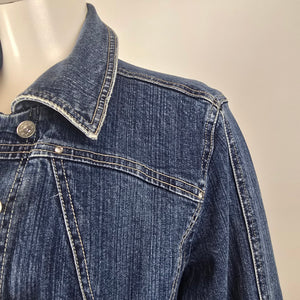 Vintage A.M.I. Denim Button Front Jacket Size L