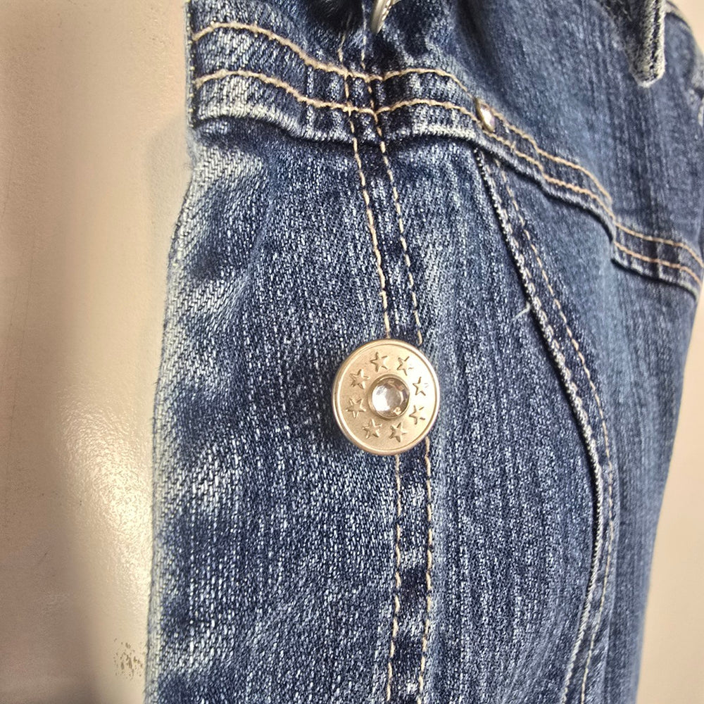 Vintage A.M.I. Denim Button Front Jacket Size L