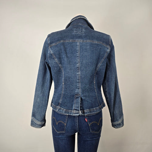Vintage A.M.I. Denim Button Front Jacket Size L