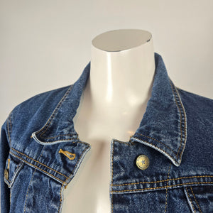 Vintage Eldorado Denim Company Long Denim Jacket Size M